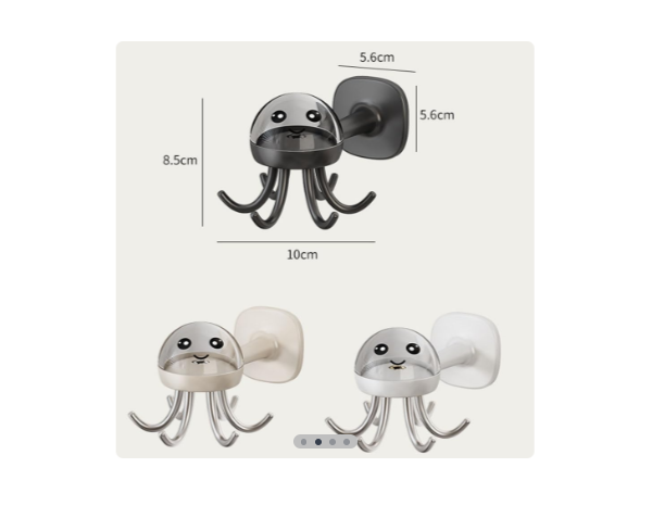 Miniatura 2 de Gancho pulpo giratorio 360